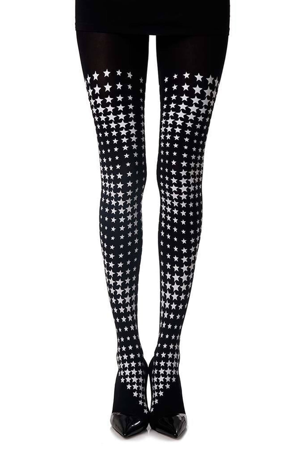 Zohara Diamonds In The Sky" Print Tights"-Katys Boutique