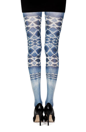 Zohara "Sea World" White Print Tights-Katys Boutique