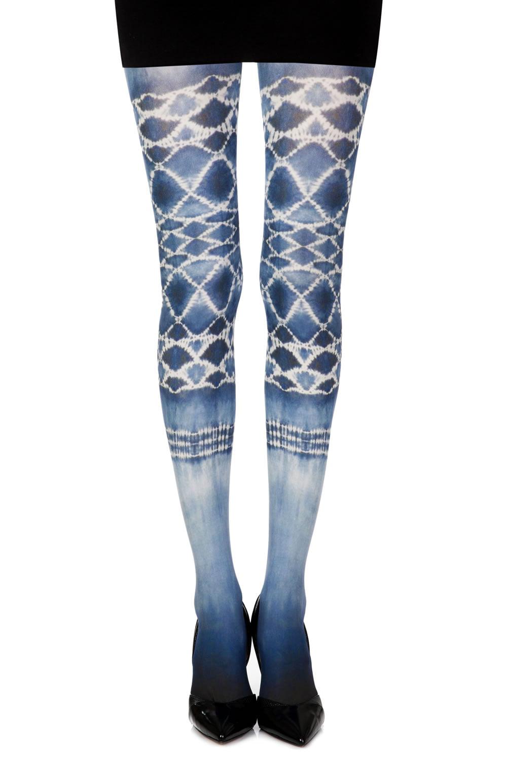 Zohara "Sea World" White Print Tights-Katys Boutique